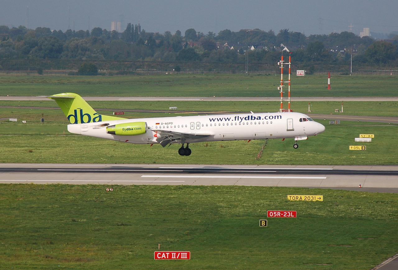 D-AGPD - Fokker 100 - DBA - DUS - 14-10-2006