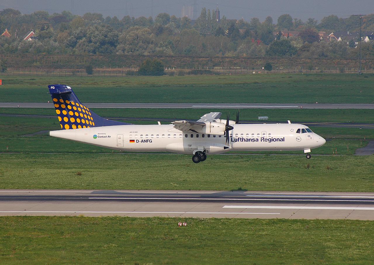 D-ANFG - ATR 72-500 (72-212A) - Lufthansa Regional - DUS - 14-10-2006
