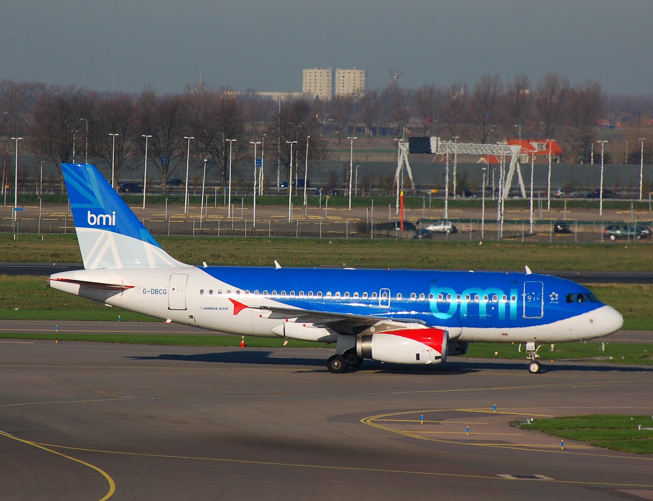 G-DBCG - A319-131 - bmi British Midland - AMS - 27-11-2006