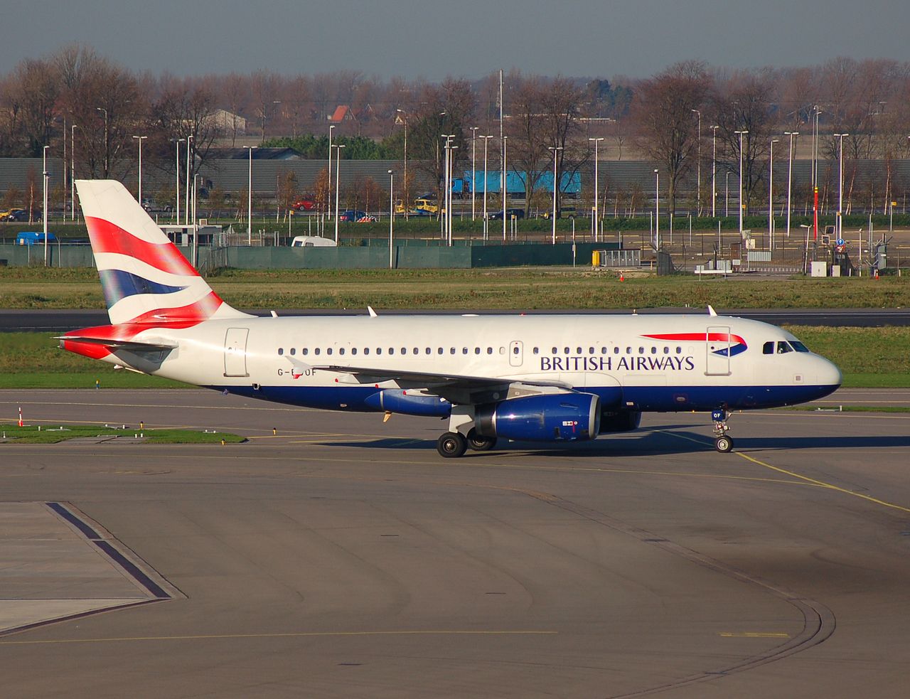 G-EUOF - A319-131 - British Airways - AMS - 27-11-2006