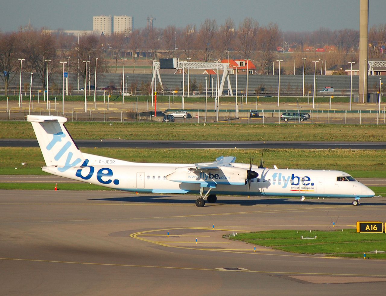 G-JEDR - DHC-8-402Q - Flybe - AMS - 27-11-2006