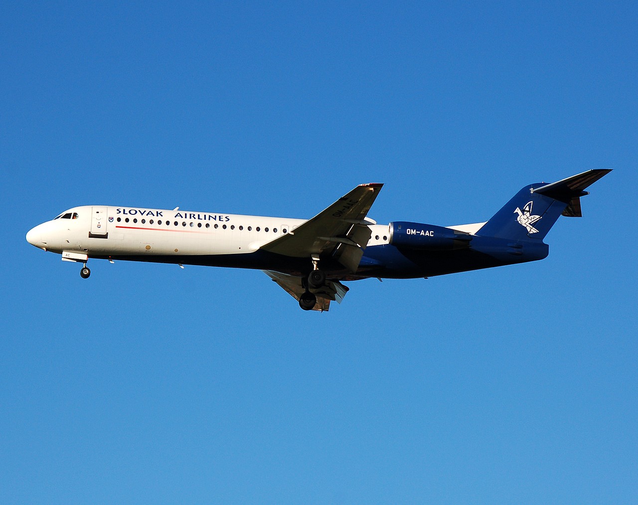 OM-AAC - Fokker 100 - Slovak Airlines - BRU - 26-11-2006
