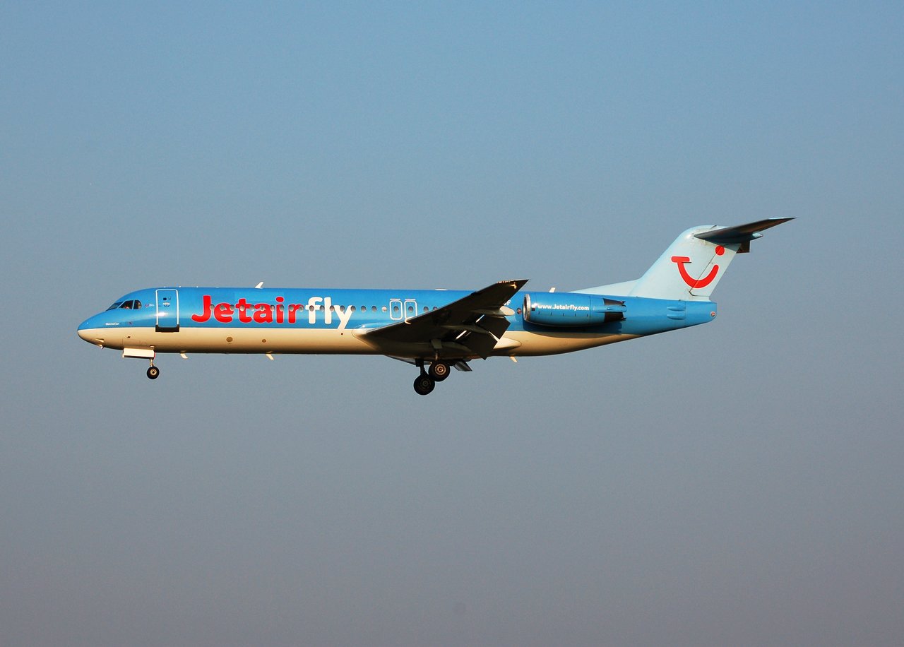 OO-TUF - Fokker 100 - JetairFly - BRU - 29-06-2006