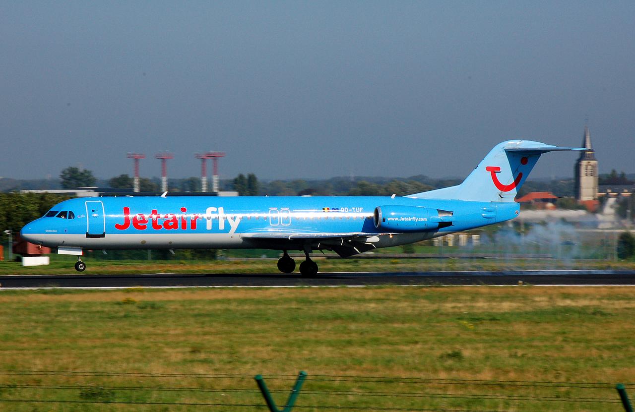OO-TUF - Fokker 100 - JetairFly - BRU - 21-09-2006