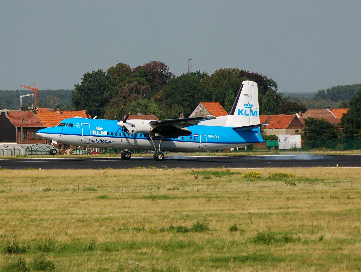 PH-LXJ - Fokker 50 - KLM Cityhopper - BRU - 06-09-2006
