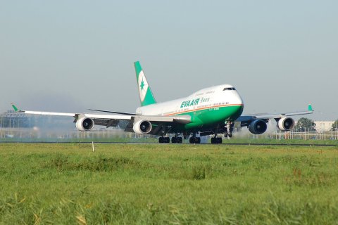 B-16463 - 747-45E - EVA Air - AMS - 10-09-2006