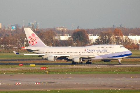 B-18201 - 747-409 - China Airlines - AMS - 27-11-2006