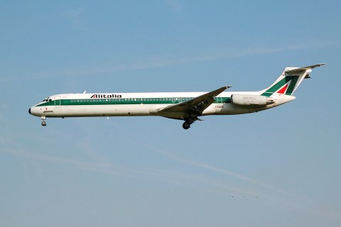 I-DAWE - MD-82 - Alitalia - BRU - 06-09-2006