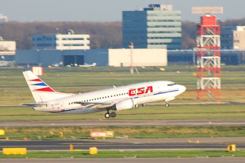OK-CGN - 737-55S - CSA Czech Airlines - AMS - 28-11-2006