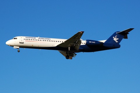 OM-AAC - Fokker 100 - Slovak Airlines - BRU - 26-11-2006