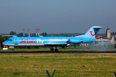 OO-TUF - Fokker 100 - JetairFly - BRU - 21-09-2006