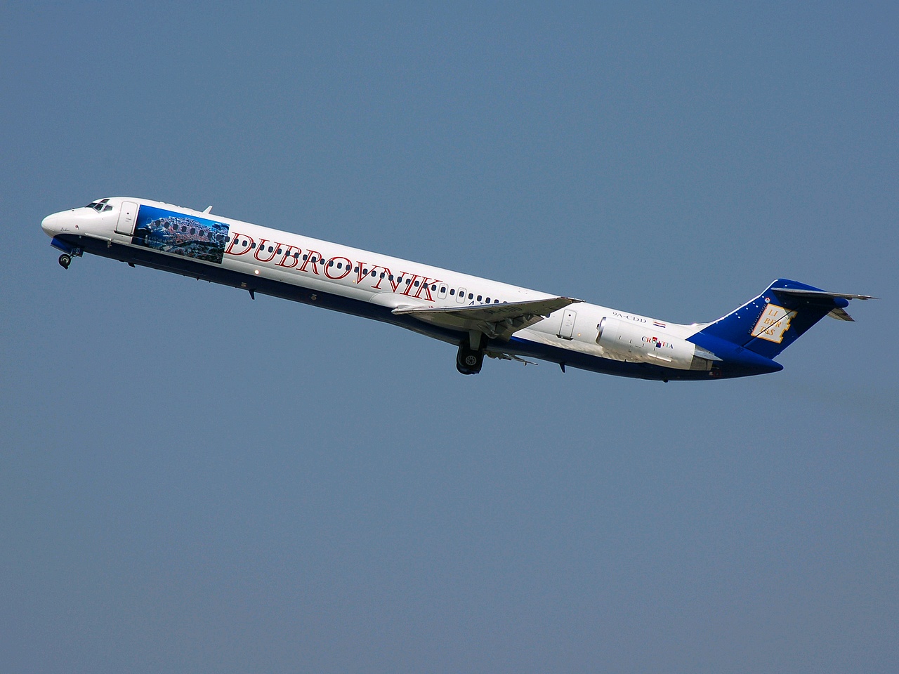 9A-CDD - MD-82 - Dubrovnik Airline - ZRH - 24-05-2007