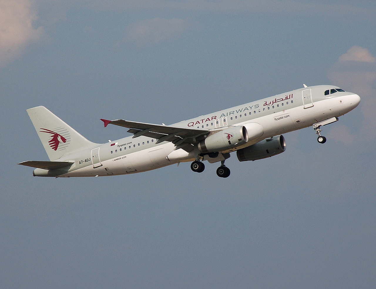 A7-ADJ - A320-232 - Qatar Airways - VIE - 08-08-2007