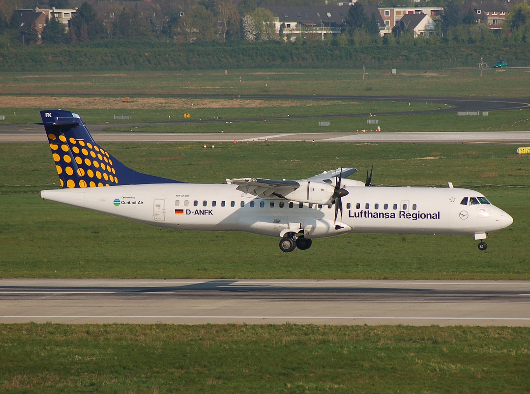 D-ANFK - ATR 72-500 (72-212A) - Lufthansa Regional - DUS - 14-04-2007