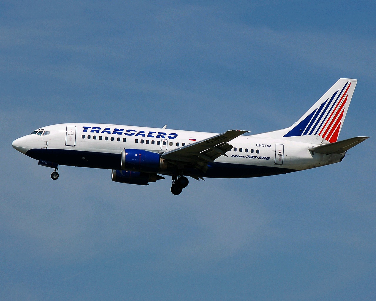 EI-DTW - 737-5Y0 - Transaero Airlines - FRA - 21-05-2007