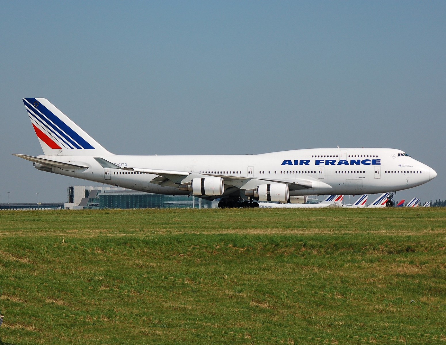 F-GITD - 747-428 - Air France - CDG - 04-08-2007