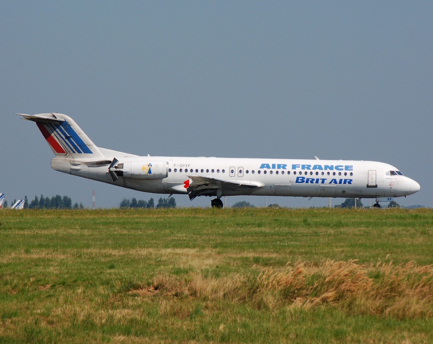 F-GPXF - Fokker 100 - Air France - CDG - 04-08-2007