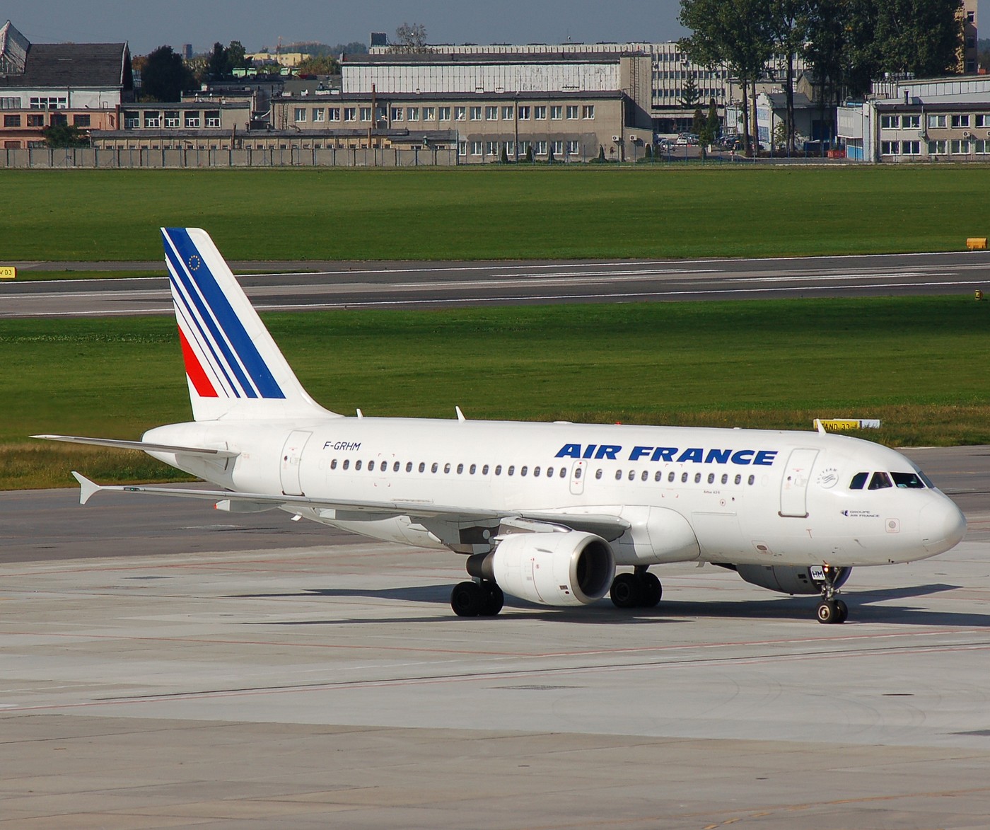 F-GRHM - A319-111 - Air France - WAW - 20-09-2007