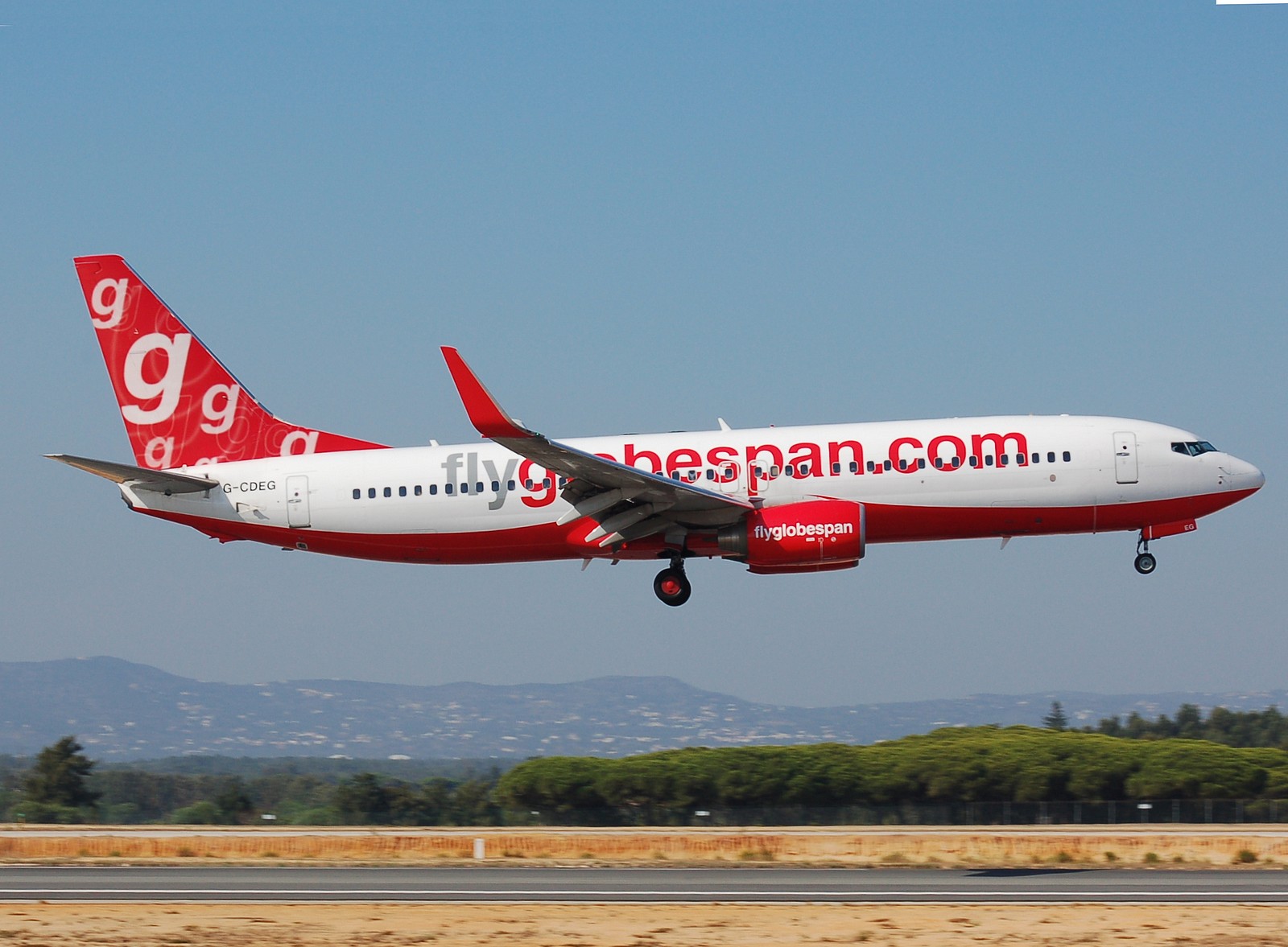 G-CDEG - 737-8BK(WL) - Flyglobespan - FAO - 31-08-2007