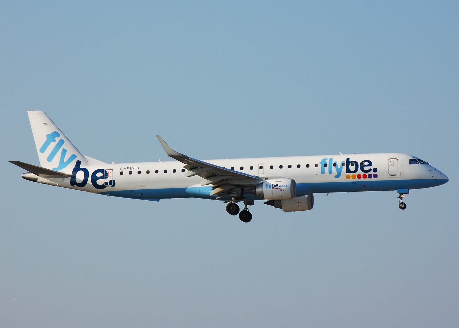 G-FBEB - ERJ-195LR (ERJ-190-200 LR) - Flybe - FAO - 01-09-2007