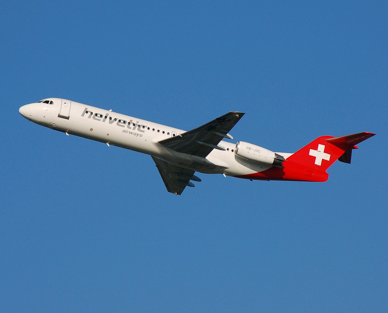 HB-JVC - Fokker 100 - Helvetic Airways - ZRH - 24-05-2007