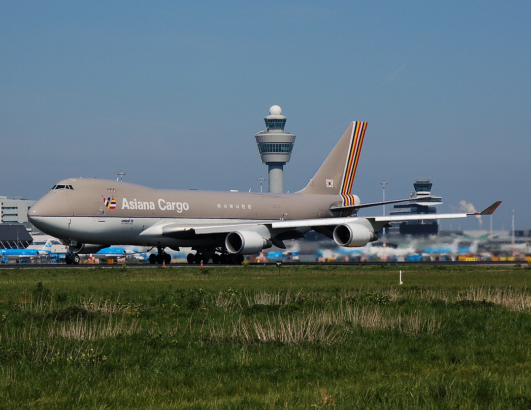 HL7404 - 747-4B5F - Asiana Cargo - AMS - 21-04-2007