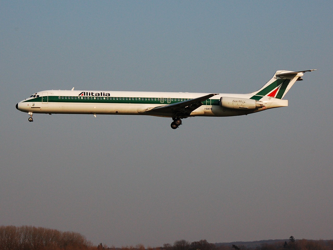 I-DATH - MD-82 - Alitalia - BRU - 27-03-2007