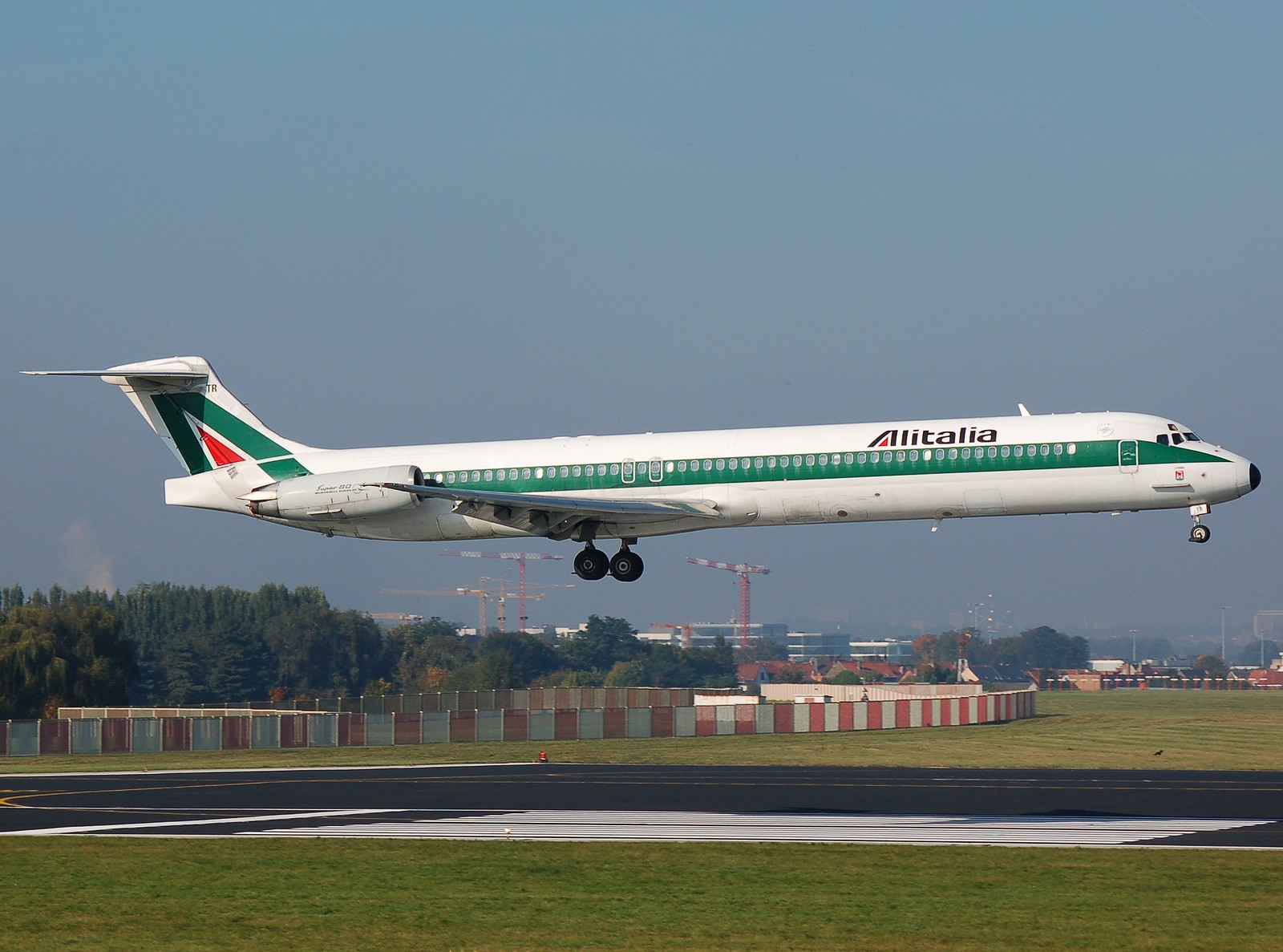 I-DATR - MD-82 - Alitalia - BRU - 06-10-2007
