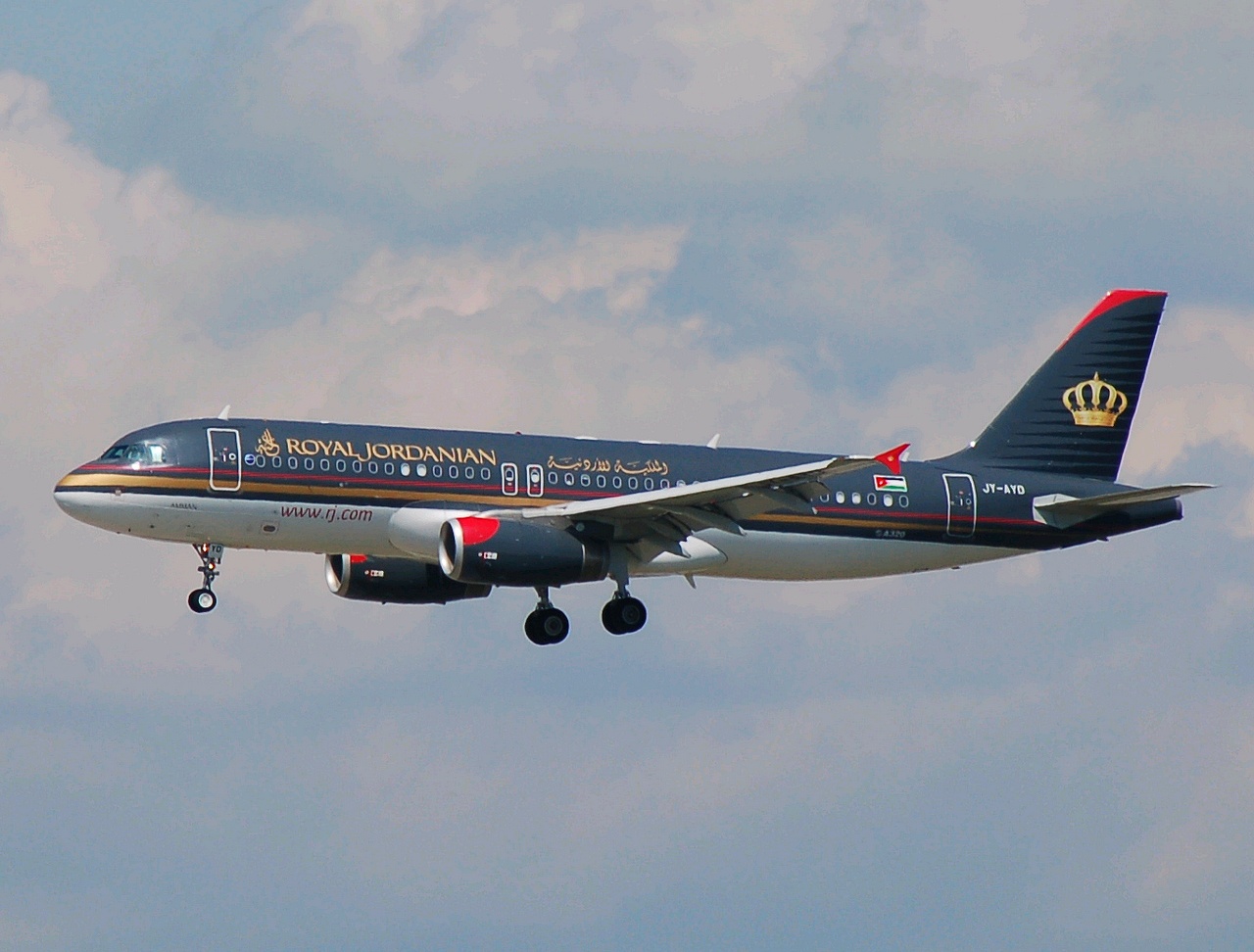 JY-AYD - A320-232 - Royal Jordanian - FRA - 21-05-2007