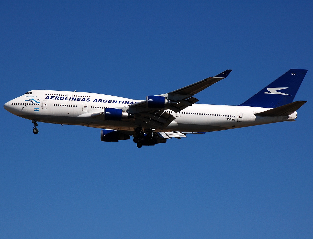 LV-BBU - 747-475 - Aerolineas Argentinas - MAD - 09-10-2007
