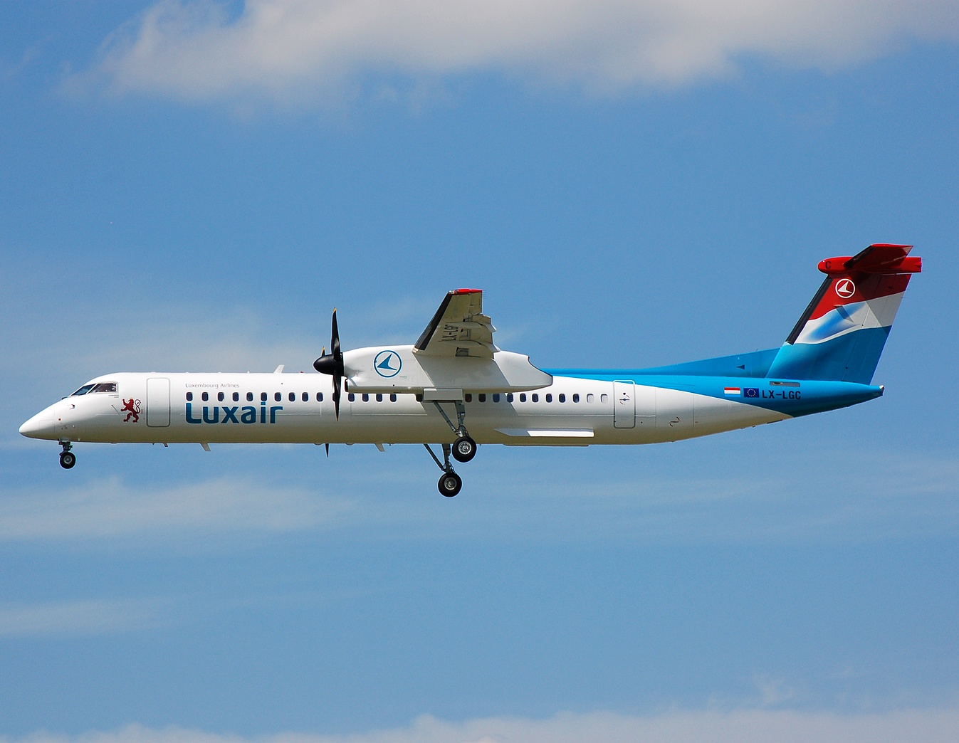LX-LGC - DHC-8-402Q - Luxair - FRA - 08-07-2007