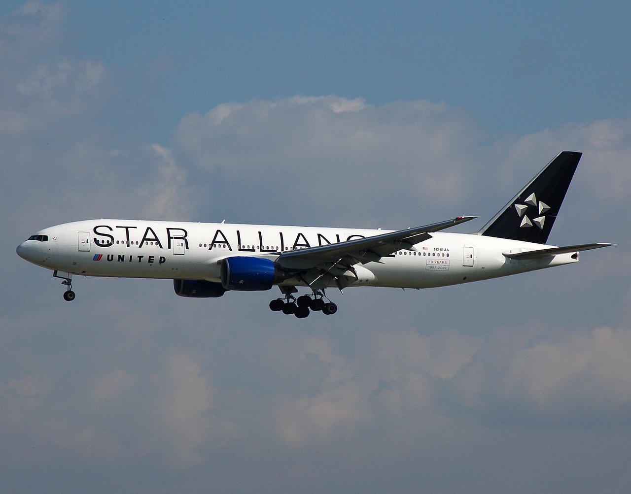 N218UA - 777-222(ER) - United Airlines - FRA - 08-07-2007