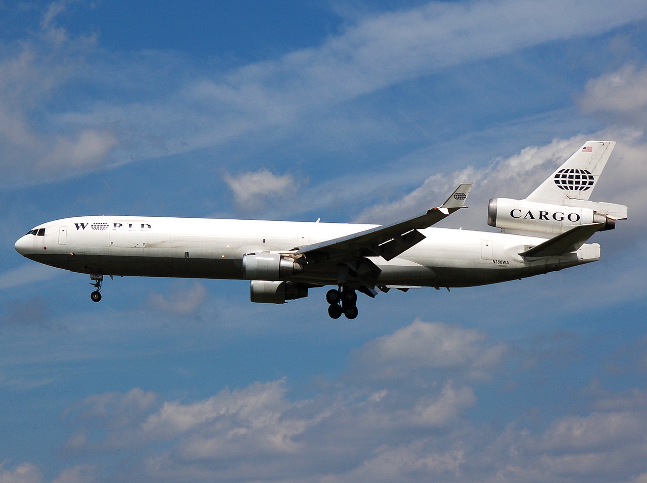N380WA - MD-11-F - World Airways - FRA - 08-07-2007