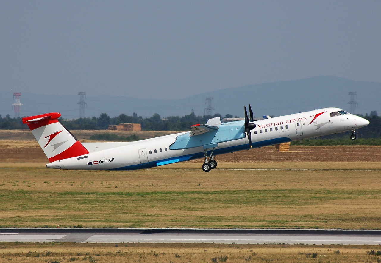 OE-LGG - DHC-8-402 - Austrian Arrows - VIE - 08-08-2007
