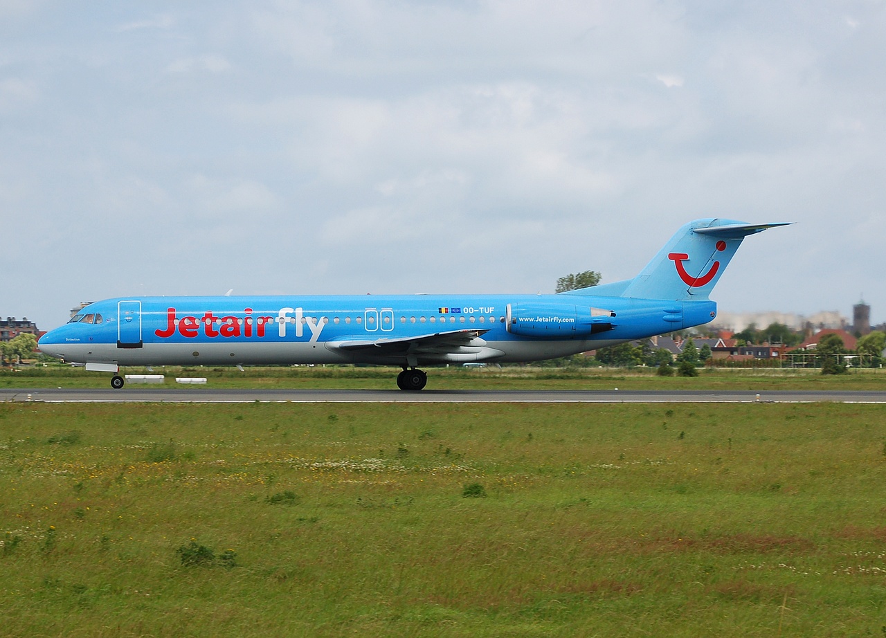 OO-TUF - Fokker 100 - JetairFly - OST - 04-07-2007