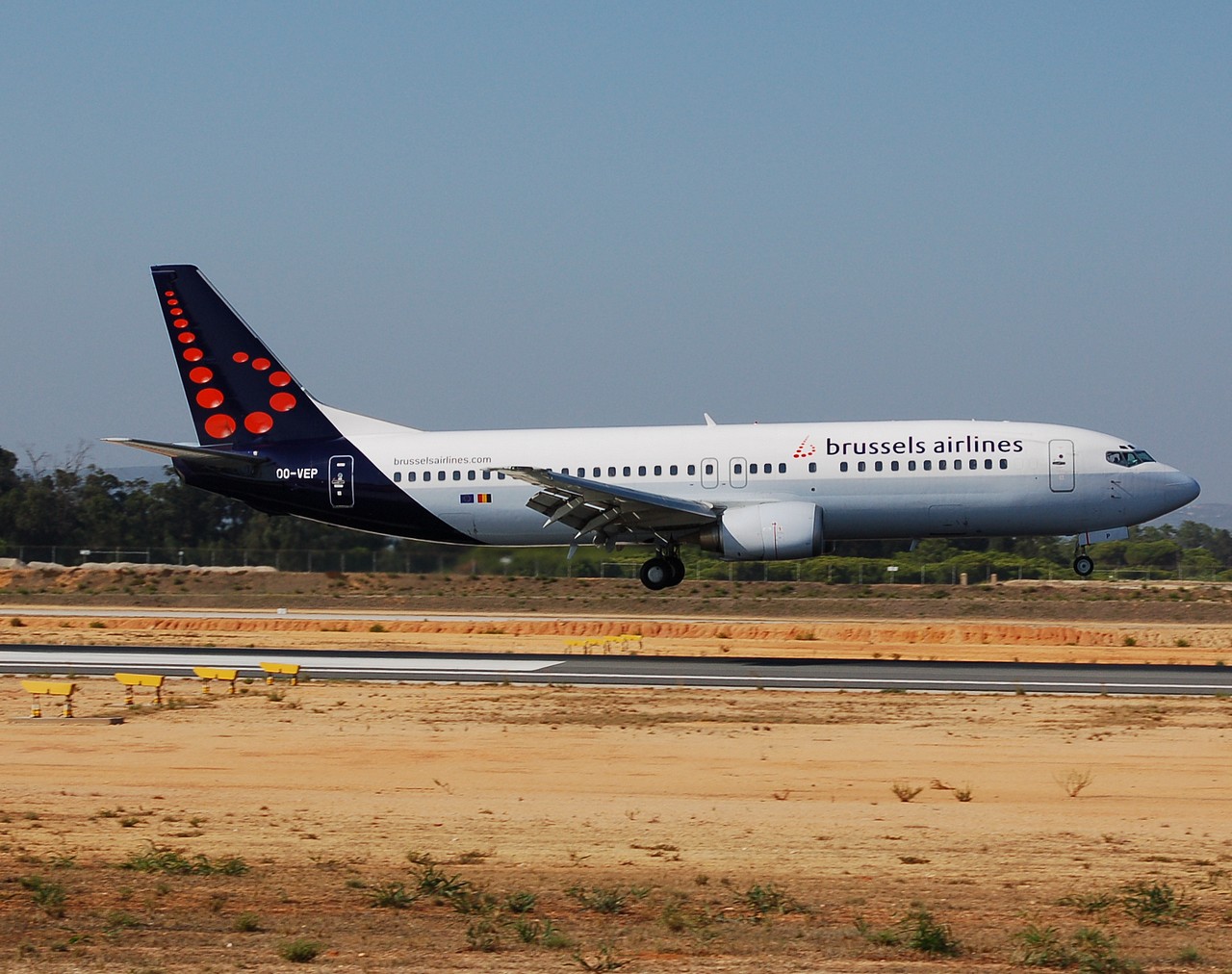 OO-VEP - 737-43Q - Brussels Airlines - FAO - 01-09-2007