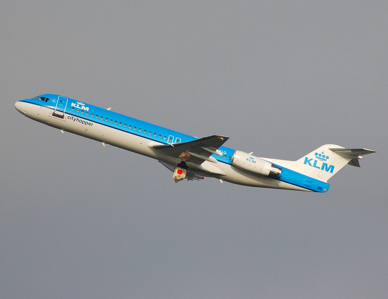 PH-KLG - Fokker 100 - KLM Cityhopper - BRU - 11-03-2007