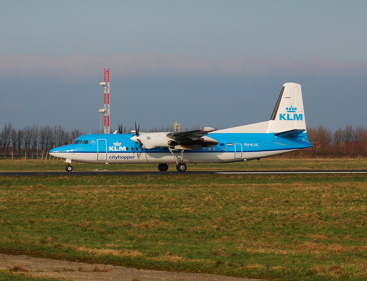 PH-KVK - Fokker 50 - KLM Cityhopper - MST - 25-01-2007