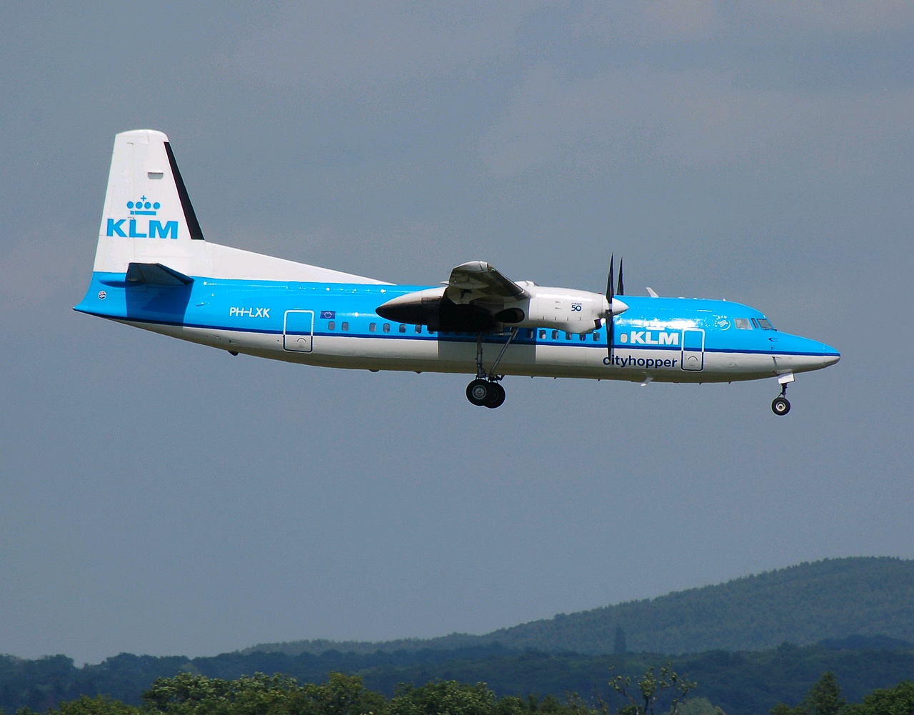 PH-LXK - Fokker 50 - KLM Cityhopper - CGN - 18-05-2007