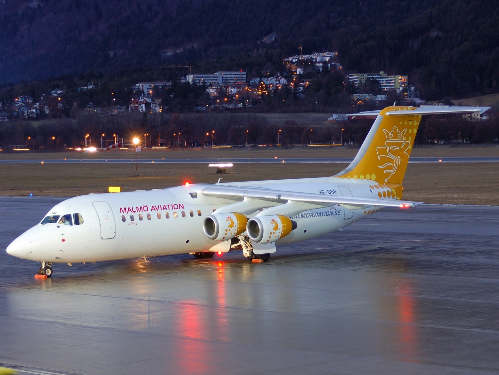 SE-DSR - RJ100 - Malmo Aviation - INN - 05-01-2008