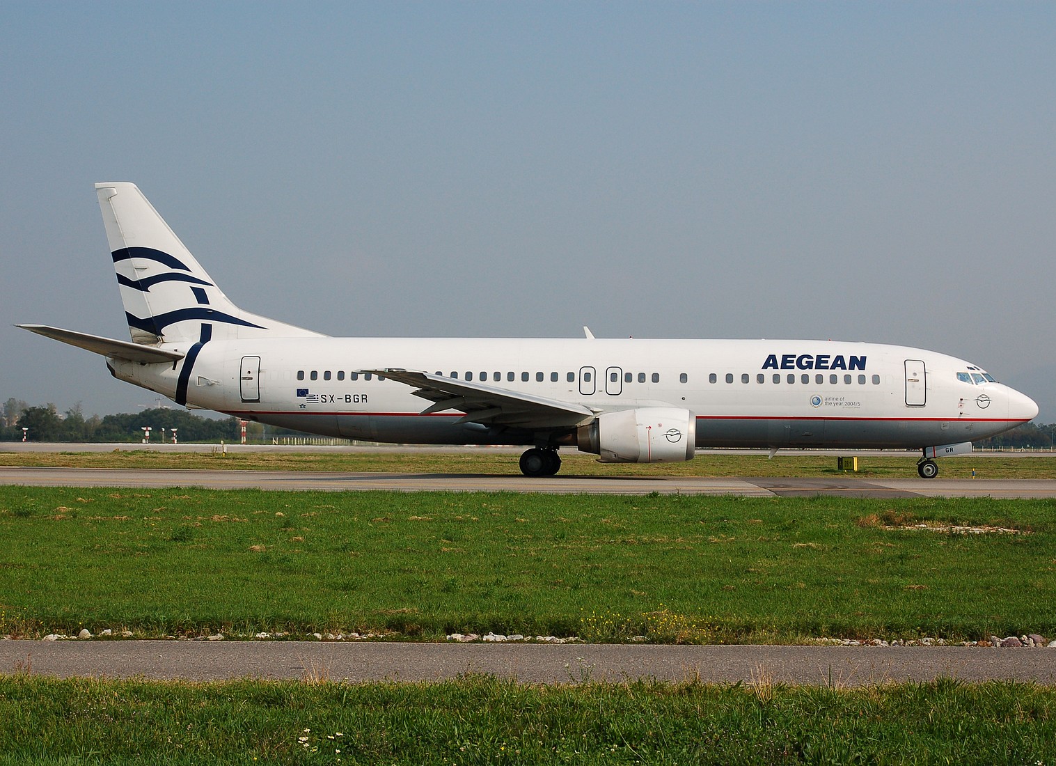 SX-BGR - 737-408 - Aegean Airlines - BGY - 25-09-2007c