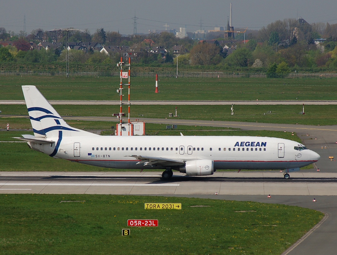 SX-BTN - 737-43Q - Aegean Airlines - DUS - 14-04-2007