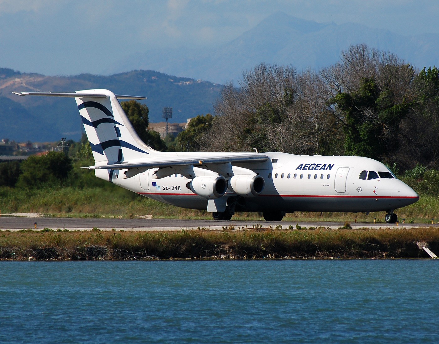 SX-DVB - RJ100 - Aegean Airlines - CFU - 28-06-2007