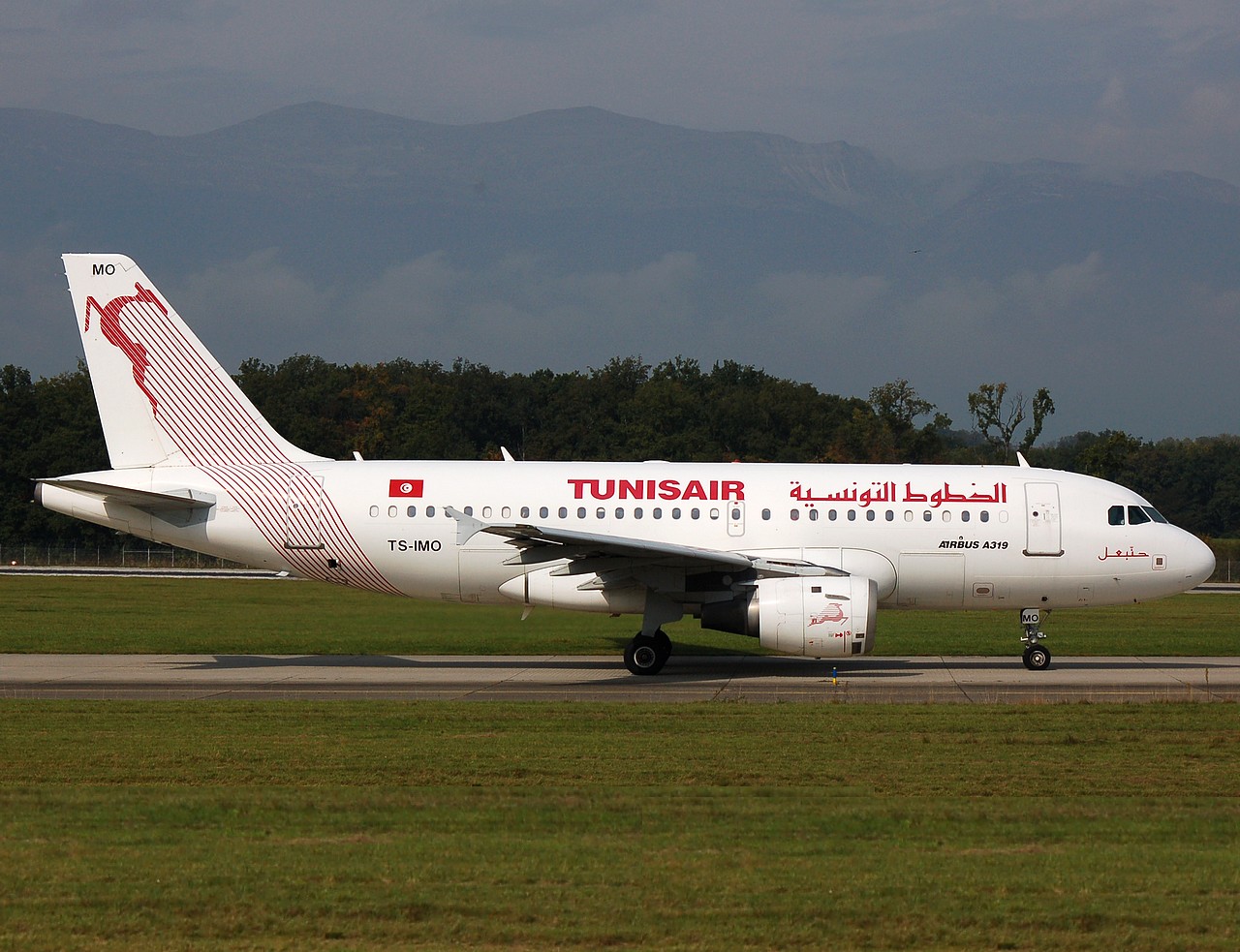 TS-IMO - A319-114 - Tunisair - GVA - 02-10-2007