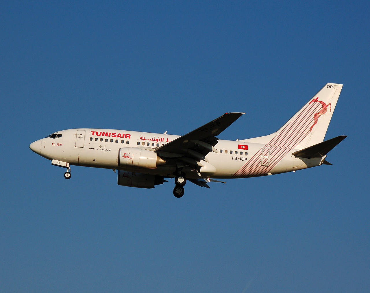 TS-IOP - 737-6H3 - Tunisair - BRU - 20-04-2007