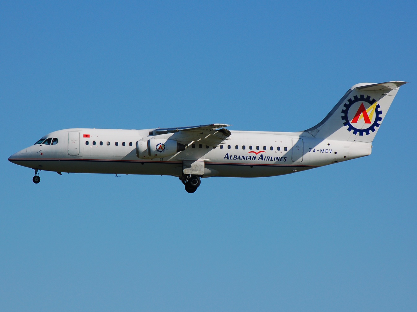 ZA-MEV - BAe 146-300 - Albanian Airlines - FRA - 07-07-2007