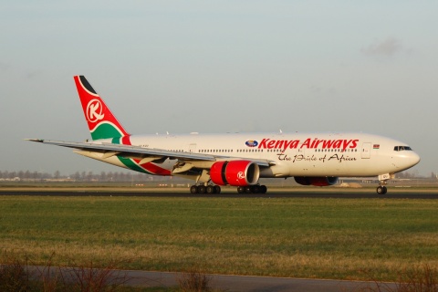 5Y-KQU - 777-2U8(ER) - Kenya Airways - AMS - 10-03-2007