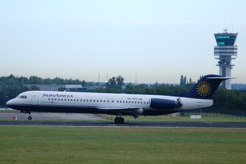 9A-BTD - Fokker 100 - SunAdria Airlines - BRU - 18-07-2007