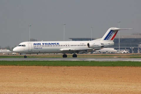 F-GIOG - Fokker 100 - Air France - LIL - 14-04-2007