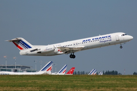 F-GPXL - Fokker 100 - Air France - CDG - 04-08-2007